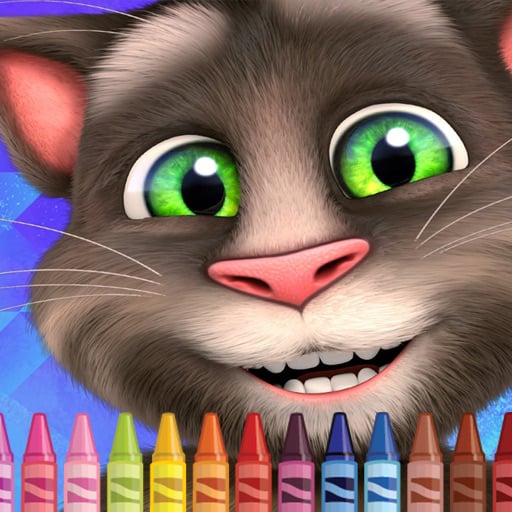 4GameGround - Talking Tom Coloring